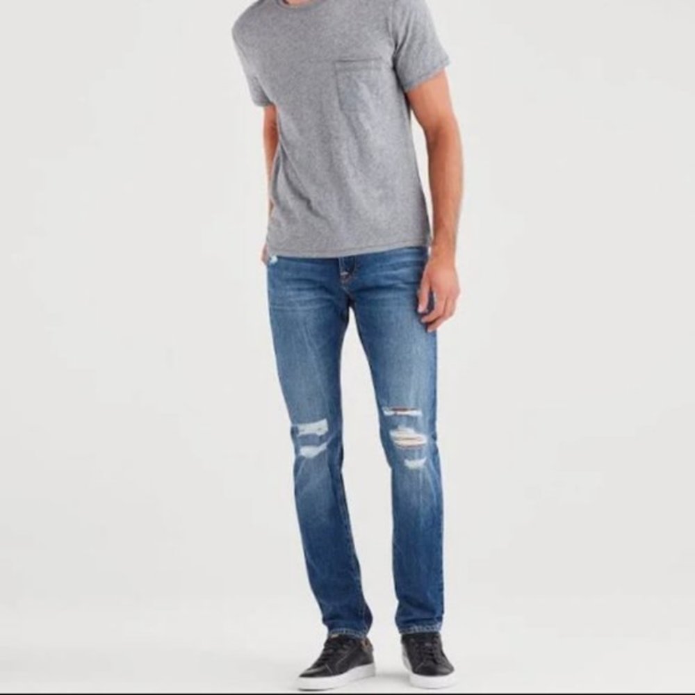 7 for All Mankind Mens Paxtyn in Atomic Destroyed Sz 29